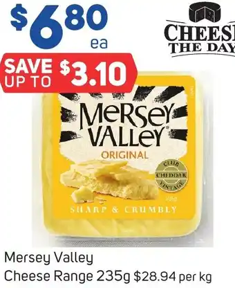 Foodland Mersey Valley Cheese Range 235g offer
