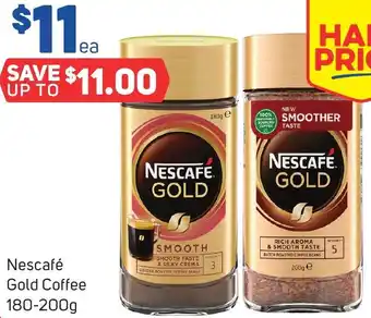 Foodland Nescafé Gold Coffee 180-200g offer
