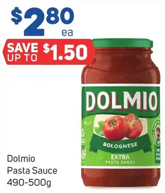Foodland Dolmio Pasta Sauce 490-500g offer