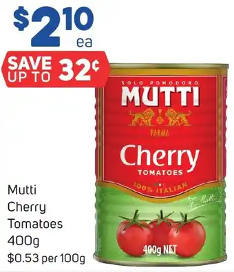 Foodland Mutti Cherry Tomatoes offer