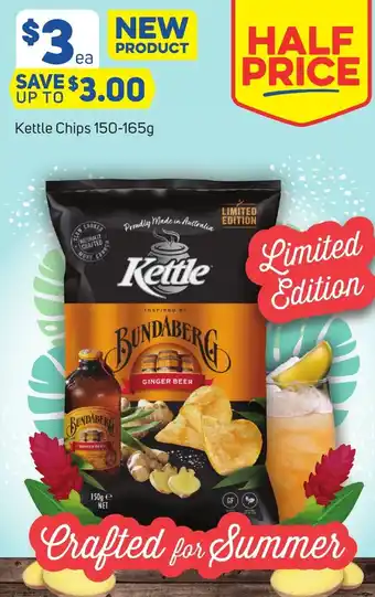 Foodland Kettle Chips 150-165g offer