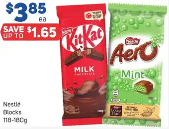 Foodland Nestlé Blocks 118-180g offer