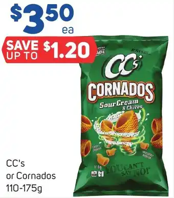 Foodland CC's or Cornados 110-175g offer