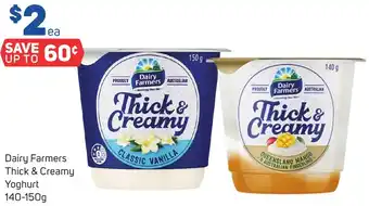 Foodland Dairy Farmers Thick & Creamy Yoghurt offer