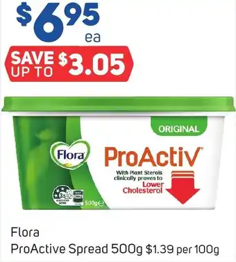 Foodland Flora ProActive Spread 500g offer