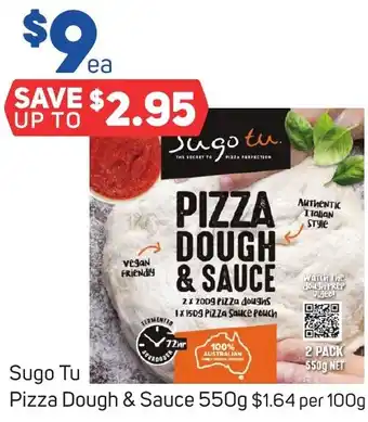 Foodland Sugo Tu Pizza Dough & Sauce 550g offer
