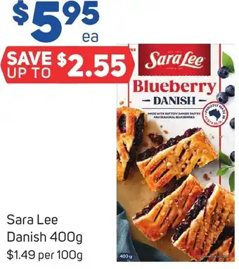 Foodland Sara Lee Danish 400g offer