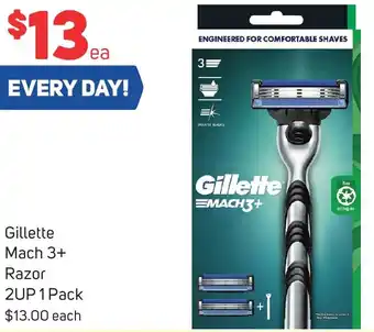 Foodland Gillette Mach 3+ Razor 2UP offer