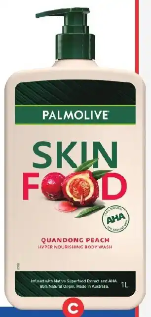 Foodland Palmolive Skin Food Body Wash 1 Litre offer