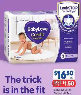Foodland BabyLove Cosifit Nappies offer