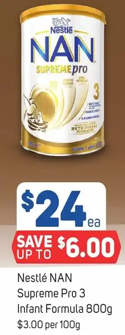 Foodland Nestlé NAN Supreme Pro 3 Infant Formula 800g offer
