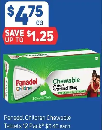 Panadol Children Chewable Tablets