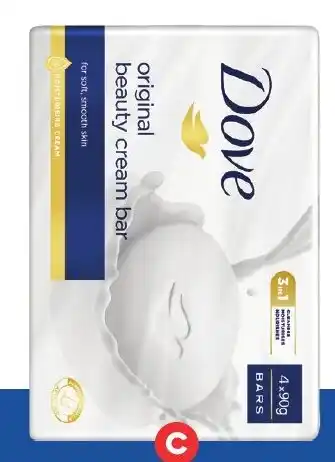 Foodland Dove Beauty Bar 4 x 90g offer
