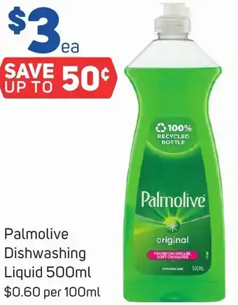 Foodland Palmolive Dishwashing Liquid 500ml offer