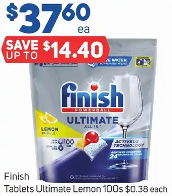 Foodland Finish Tablets Ultimate Lemon offer