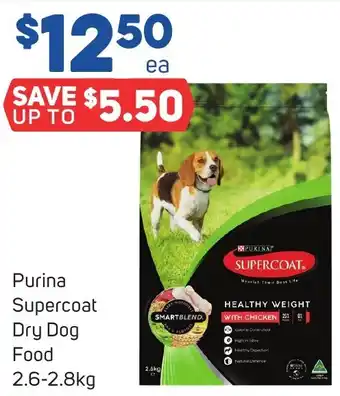 Foodland Purina Supercoat Dry Dog Food 2.6-2.8kg offer