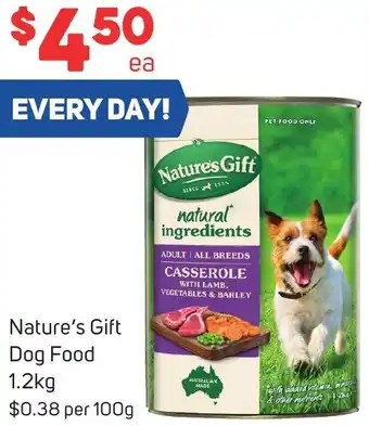 Foodland Nature's Gift Dog Food 1.2kg offer