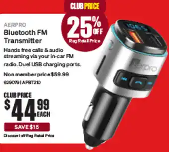 SuperCheap Auto Bluetooth FM Transmitter offer