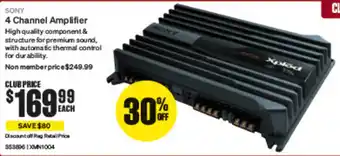SuperCheap Auto 4 Channel Amplifier offer