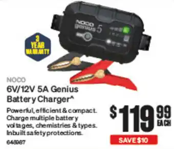 SuperCheap Auto 6V/12V 5A Genius Battery Charger offer