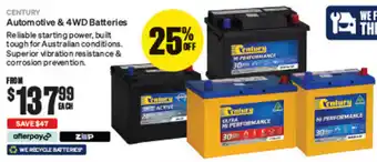 SuperCheap Auto Automotive & 4WD Batteries offer