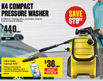 SuperCheap Auto K4 COMPACT PRESSURE WASHER offer
