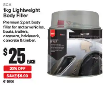 1kg Lightweight Body Filler