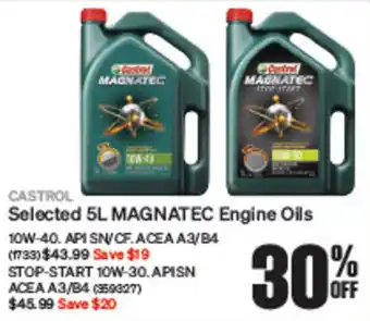 SuperCheap Auto Selected 5L MAGNATEC Engine Oils offer