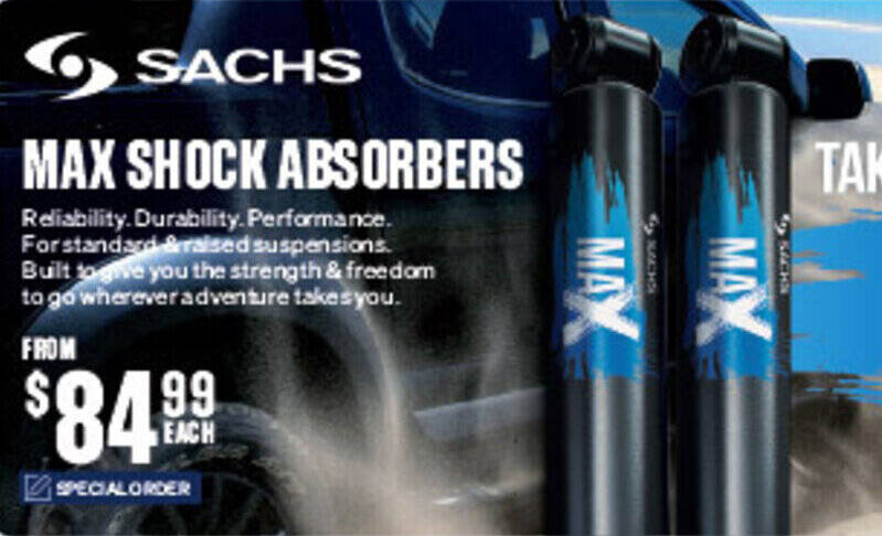 SuperCheap Auto MAX SHOCK ABSORBERS offer