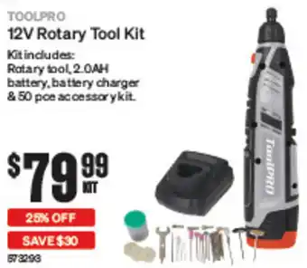 SuperCheap Auto 12V Rotary Tool Kit offer