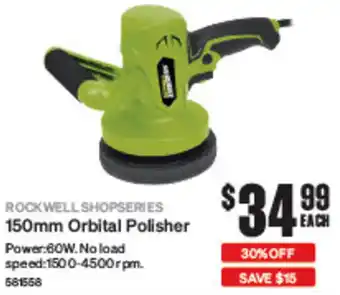 SuperCheap Auto 150mm Orbital Polisher offer