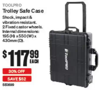 SuperCheap Auto Trolley Safe Case offer
