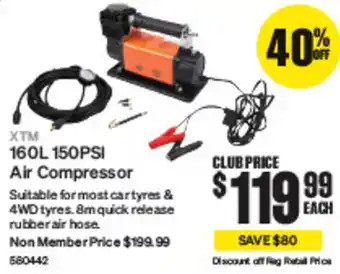 SuperCheap Auto 160L 150PSI Air Compressor offer