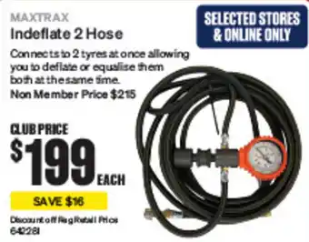 SuperCheap Auto MAXTRAX Indeflate 2 Hose offer