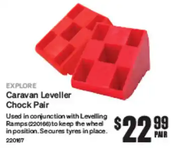 SuperCheap Auto Caravan Leveller Chock Pair offer