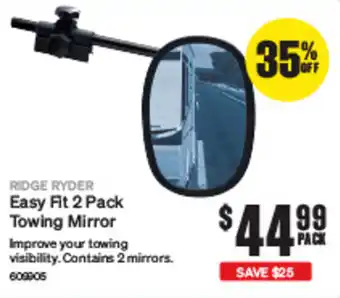 Easy Fit 2 Pack Towing Mirror