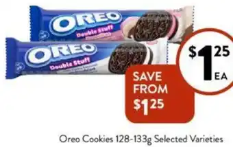 Foodworks Oreo Cookies 128-133g offer