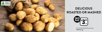 Foodworks Pre-Packed Brushed Potatoes 2kg offer