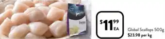 Foodworks Global Scallops 500g offer