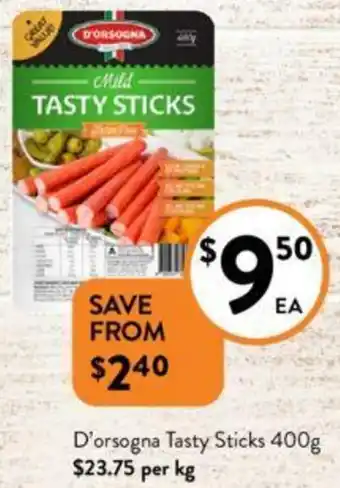 D'orsogna Tasty Sticks 400g