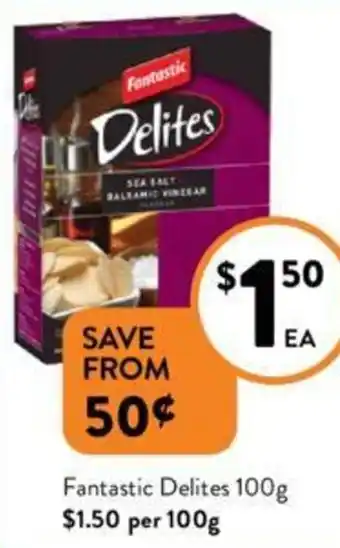 Foodworks Fantastic Delites 100g offer