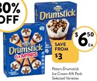 Foodworks Peters Drumstick Ice Cream offer