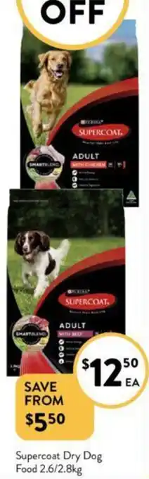 Foodworks Supercoat Dry Dog Food 2.6/2.8kg offer