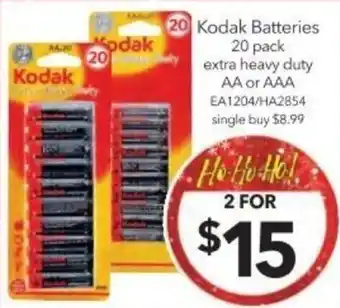 Cheap as Chips Kodak Batteries offer