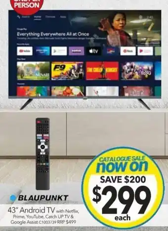 Cheap as Chips 43 Android TV offer