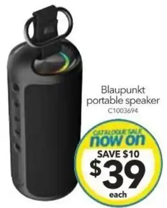 Cheap as Chips Blaupunkt portable speaker offer