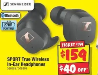 JB Hi-Fi SPORT True Wireless In-Ear Headphones offer