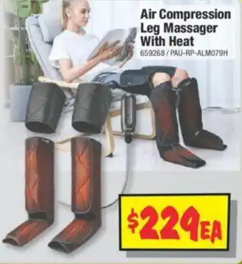 JB Hi-Fi Air Compression Leg Massager With Heat offer