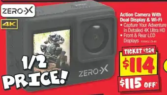 JB Hi-Fi Action Camera With Dual Display & Wi-Fi offer
