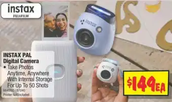 JB Hi-Fi INSTAX PAL Digital Camera offer